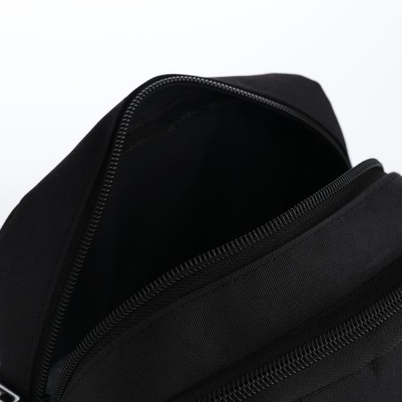 Male bag 17.5*8*23 cm, 2 depth n/lightning, 3 n/k, black-4