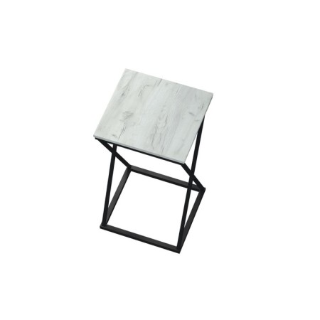 Flower stand Loft DQ Argo Fir, 350*350*732, white oak, m/k black, chipboard-2