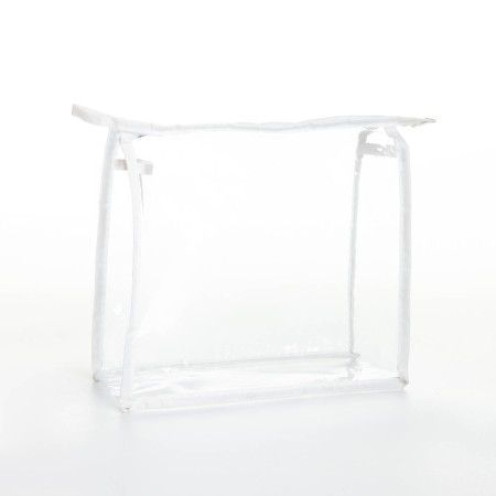 Cosmetic bag with lightning, white/transparent color-2