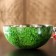 Malachite stainless steel bowl, d = 27 cm, green color