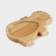 Wooden ADELICA BURINE "Hippo", 19.5 × 12.5 × 1.8 cm, birch