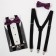 Set of men's kaftan subcutters and butterfly "Individuality", rr University, p/e