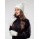 Female ISee hat, size 52-56, white color