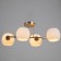 Listure "Alin" 4x60W E27 gold 57x35x22cm