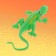 An animal figure stretching "lizard", mix