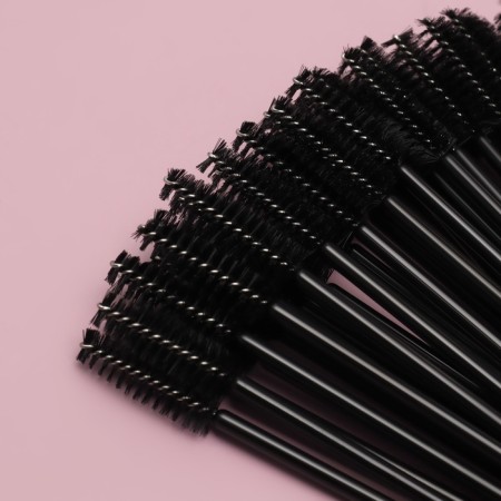 A set of brows for eyebrows and eyelashes, 9.5 cm, 50 pcs, black color-1