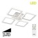 Ceiling chandelier Citilux "Marcel" CL232140R, 4x17.5W, LED, white color