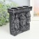 Souvenir Polystone candlestick for 3 candles "Three Buddha" 15.5x6x16.5 cm