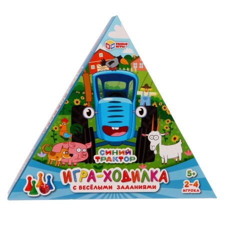 Board player game "Blue Tractor"-2
