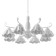 Luracia chandelier 8he27 40w is white 88x88x37-72 cm Bayerlux