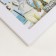 Photo frame plastic in 4 photos 6x6, 9x9, 10x15 cm "White Glasses" 28x27 cm