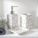 A set of accessories for the bathroom "Giraffe", 3 items (soap dish, soap dispenser 360 ml, glass 360 ml)