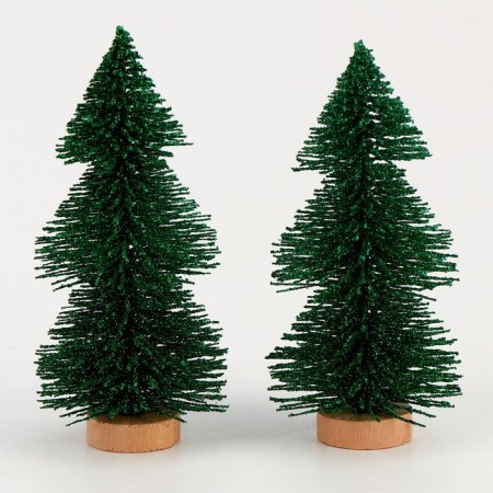 Miniature Puppet "Christmas tree", set 2 pcs., Size 1 pc. - 11 × 4 × 4 cm-2