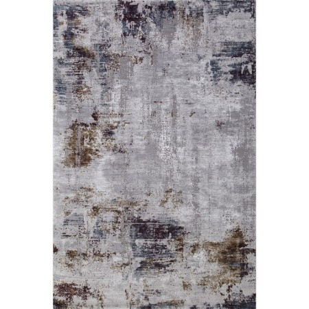 Rectangular carpet Karmen Hali Quantum, size 78x150 cm, color Grey/Grey