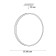 Smalli lamp, 48W LED 3000-6500K, 3800LAM, white color, IP43 with FDU