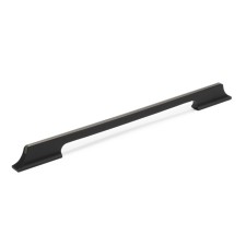 Cappio bracket handle, aluminum, m/o 288 mm, black color with gray insert