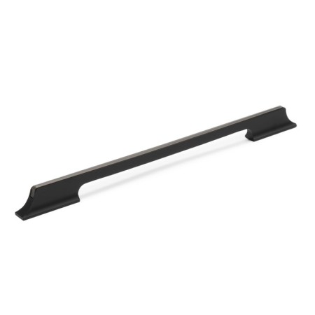 Cappio bracket handle, aluminum, m/o 288 mm, black color with gray insert