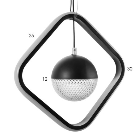 BayerLux 2686/2BK LED 20W 3000-6000K black 30x30 cm-8