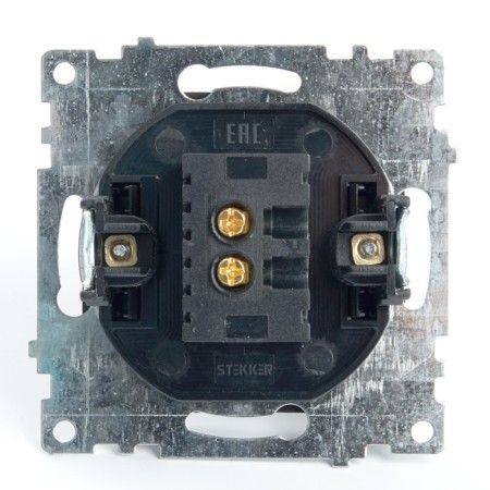2-seater USB (mechanism), 250V, 2.1A, series of Catherine, GLS10-7115-05, black-2
