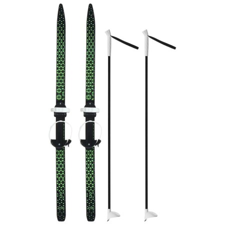 Snow Cat Snow Cat: Ski 120 cm skiing, sticks 95 cm-5