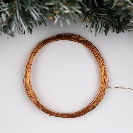 Garland "thread" 10 m Rosa, IP20, copper thread, 100 LED, glow of multi, 12 V-1
