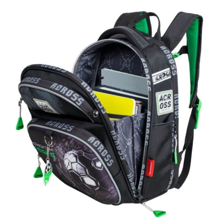 School backpack by Ergon. Spray Across 178 35*26*14 MAL + PEN, SECHE SERS/ZEL 24-178-3-4
