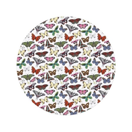 Pareo and beach rug "Flight of butterflies", d = 150 cm-1