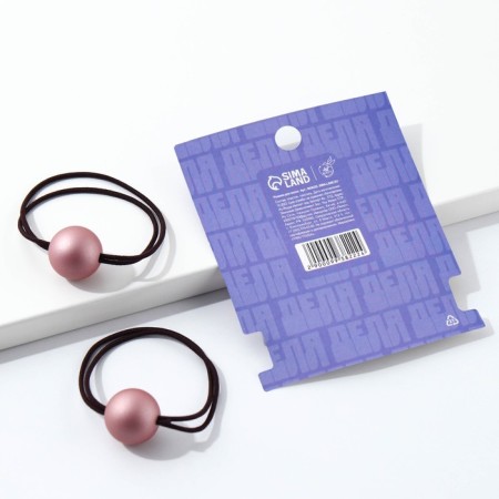 Hair gum "Sorry, a lot of things" 2 pcs-2