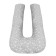 Pregnant pillow U-shaped "Gray Star", size 340x35 cm