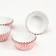 Baking shape round, 3.5 x 2 cm pink