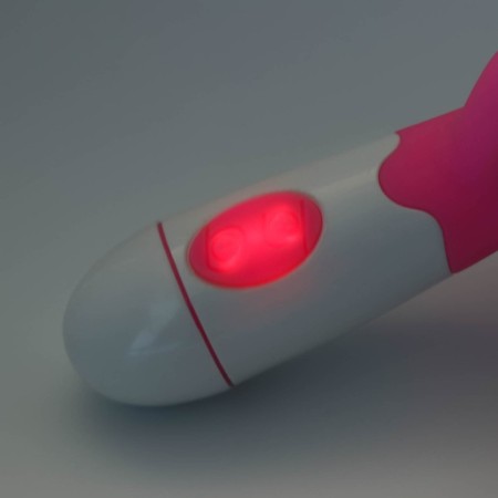 Vibrator with a clitoral stimulant, 30 modes, 19.3 x5.5 cm, pink-3