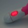 Vibrator with a clitoral stimulant, 30 modes, 19.3 x5.5 cm, pink