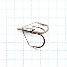 The hook KOI Weedless Treble Hook, size 6 Int, BN color, non -entrust tee, 5 pcs.
