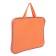 Folder with handles textile A4, 360 x 270 x 20 mm, inner pocket Calligrata, "Office" 1Sh421, Orange