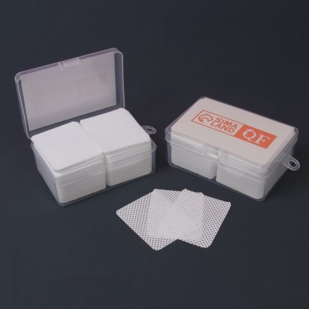 Napkins for manicure, with perforation, in a plastic case, 180 pcs, 5.5 × 4.5 cm-1