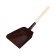 Hotail scoop, 17 × 17 × 6 cm, metal, wooden stalk 35 cm, mix