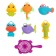 Fishing "Ocean Wave", 6 fish, fishing rod, net, mix