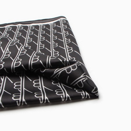 Women's scarf minku 70*70 cm, black-1