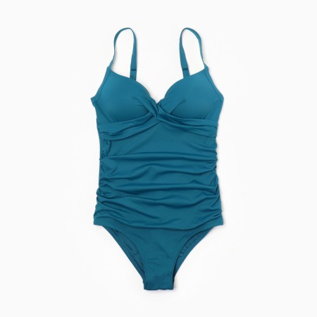 Swimsuit of a comb female, green color, size 54