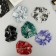 Hair elastic band "Orbit" flower garden Galant, 10 cm, mix