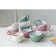 Ceramic "Leaves" mug, 290 ml, green color