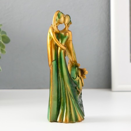 Souvenir Polystone "Newlyweds. Kiss in the dance" 16.5 cm-3