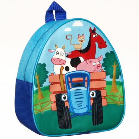 Baby's backpack "Blue Tractor"-2