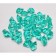 Artificial ice, 260 pcs, 25 x 18 mm, turquoise