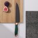 Knife Chef Dolyana "Esiralda", chef, blade 20 cm, green color