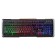 Retor keyboard 710g Black Death Black/Gray USB Multimedia for Gamer Led