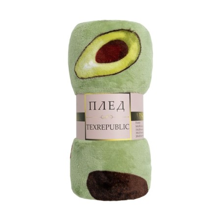 Texrepublic blanket, size 150x200 cm, green color-1