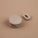 Bag's fastener, d = 4 cm, silver color