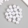Beads for creativity plastic "Pearls White" d = 1.6 cm set 500 grams