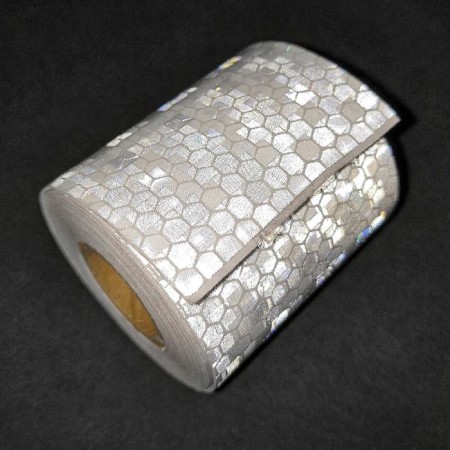Reflective tape, self -adhesive, white, 5 cm x 3 m-2